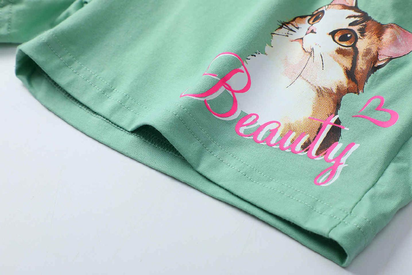 Dívčí kraťasy Kugo MP5872 zelené